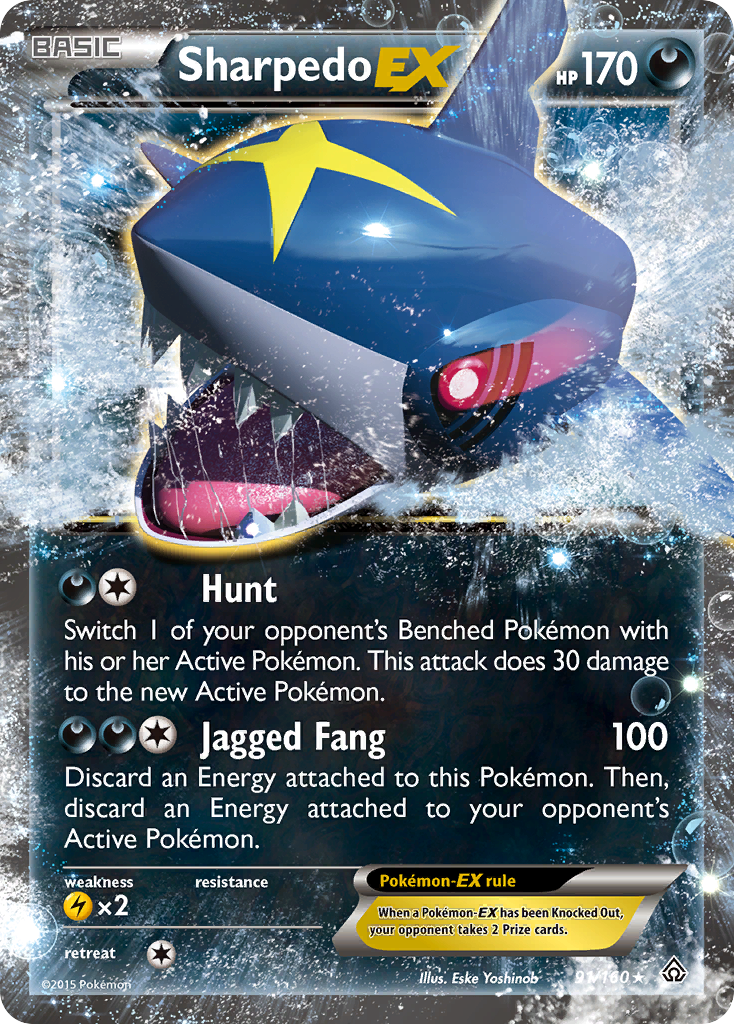 Sharpedo EX (91/160) [XY: Primal Clash] | Devastation Store