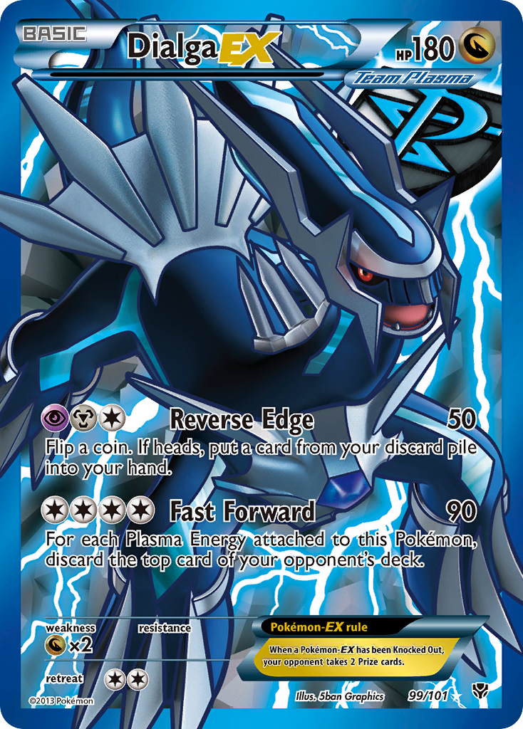 Dialga EX (99/101) [Black & White: Plasma Blast] | Devastation Store