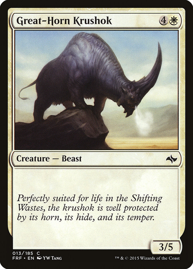 Great-Horn Krushok [Fate Reforged] - Devastation Store | Devastation Store
