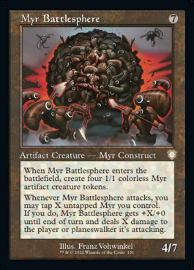 Myr Battlesphere (Retro) [The Brothers' War Commander] | Devastation Store