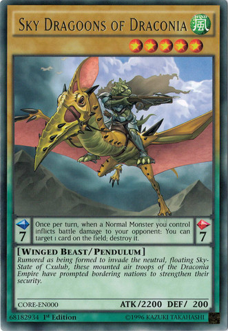 Sky Dragoons of Draconia [CORE-EN000] Rare | Devastation Store