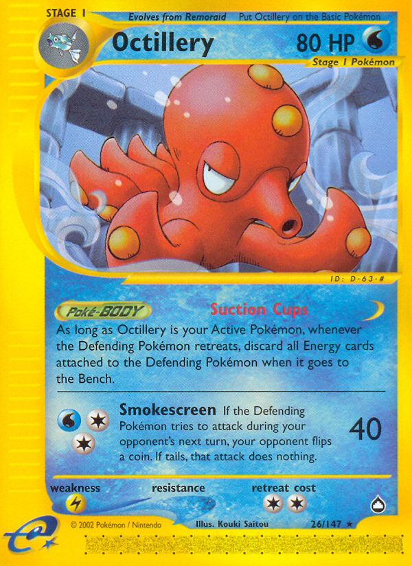 Octillery (26/147) [Aquapolis] | Devastation Store
