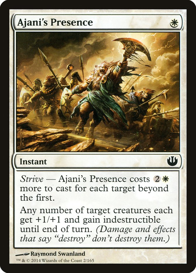 Ajani's Presence [Journey into Nyx] | Devastation Store