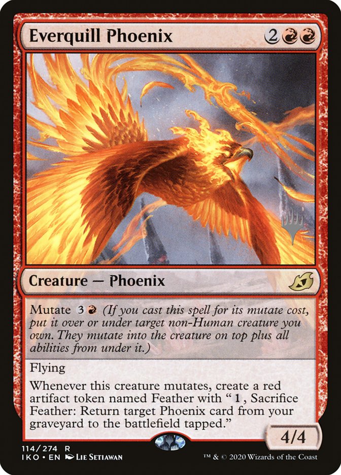 Everquill Phoenix (Promo Pack) [Ikoria: Lair of Behemoths Promos] | Devastation Store