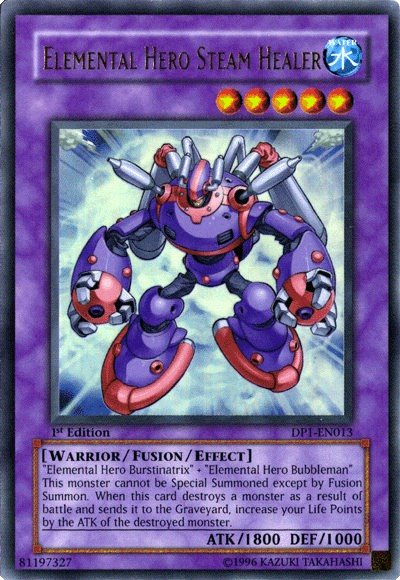 Elemental Hero Steam Healer [DP1-EN013] Ultra Rare | Devastation Store