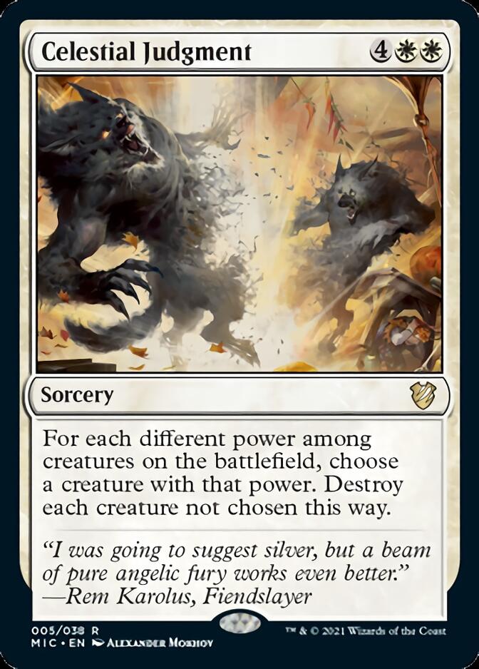 Celestial Judgment [Innistrad: Midnight Hunt Commander] | Devastation Store