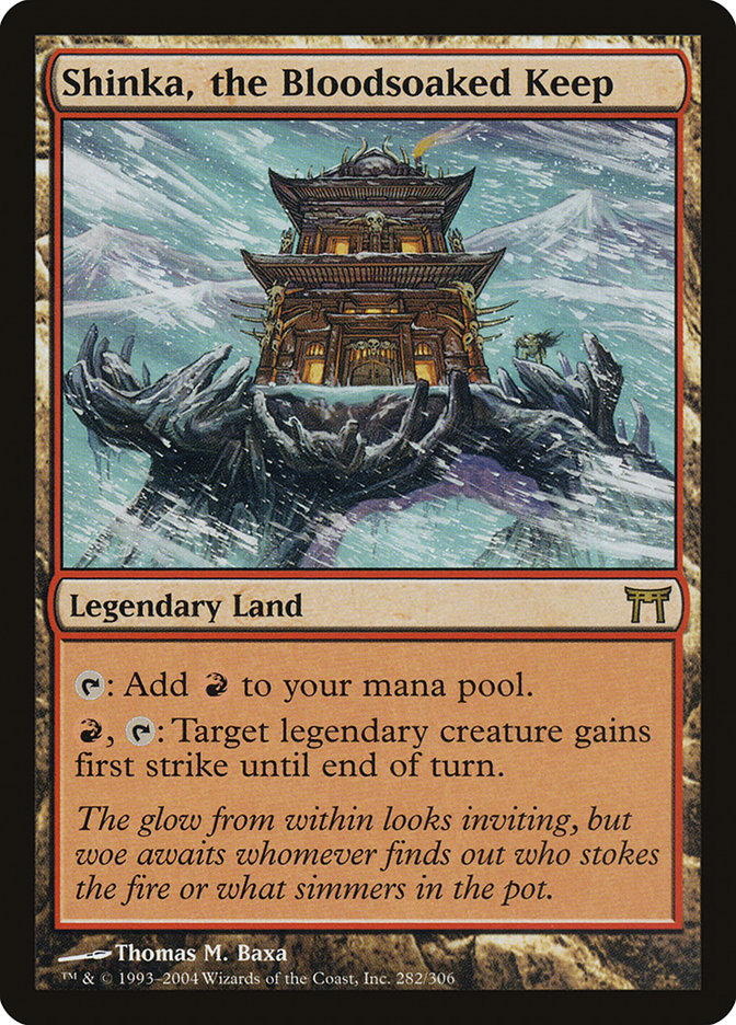 Shinka, the Bloodsoaked Keep [Champions of Kamigawa] | Devastation Store
