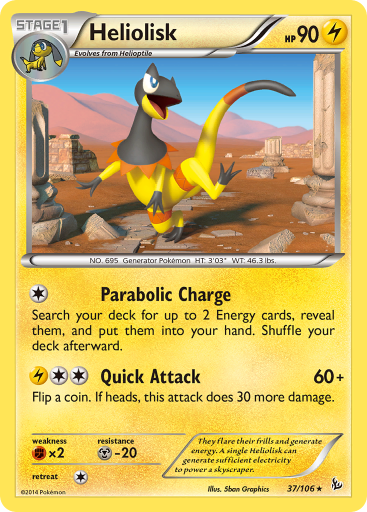 Heliolisk (37/106) [XY: Flashfire] | Devastation Store