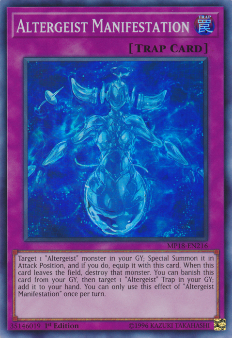 Altergeist Manifestation [MP18-EN216] Super Rare | Devastation Store