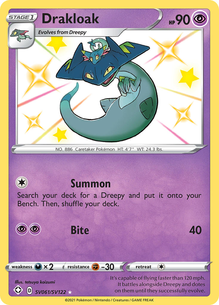 Drakloak (SV061/SV122) [Sword & Shield: Shining Fates] | Devastation Store