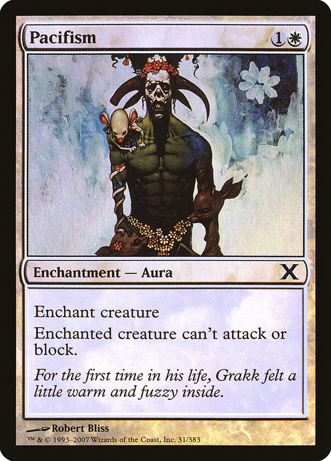 Pacifism (Premium Foil) [Tenth Edition] | Devastation Store