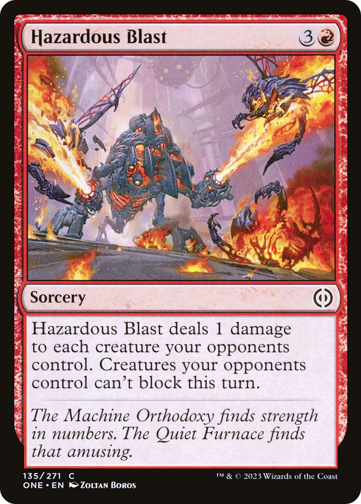 Hazardous Blast [Phyrexia: All Will Be One] | Devastation Store