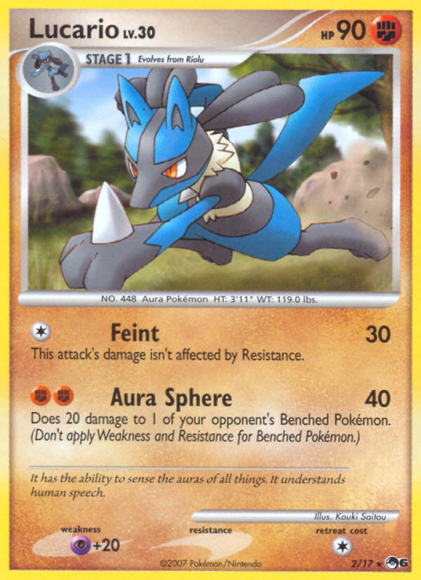 Lucario (2/17) [POP Series 6] | Devastation Store