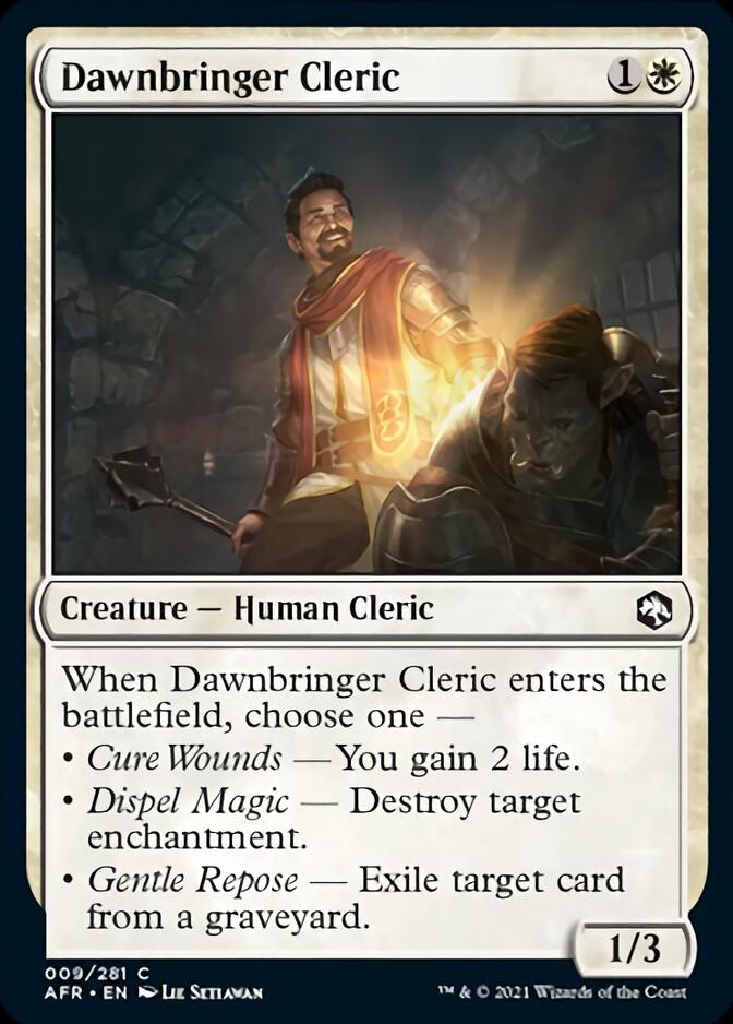Dawnbringer Cleric [Dungeons & Dragons: Adventures in the Forgotten Realms] | Devastation Store