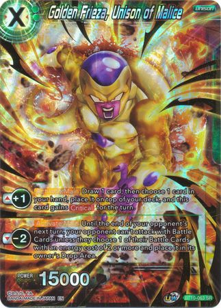 Golden Frieza, Unison of Malice (BT10-063) [Rise of the Unison Warrior 2nd Edition] | Devastation Store