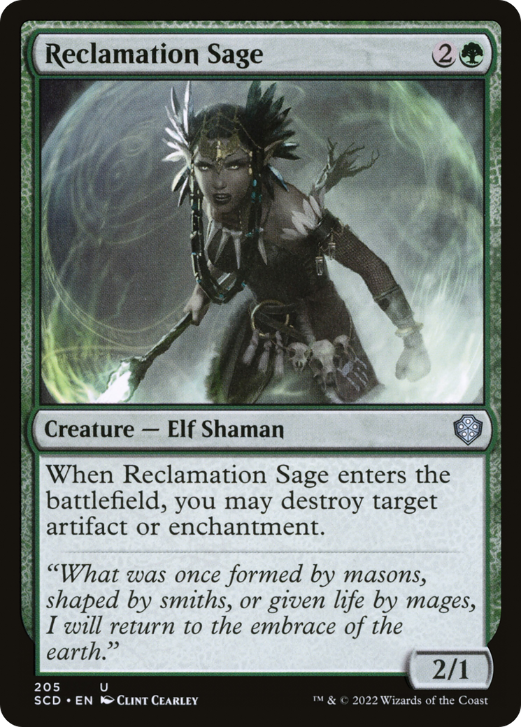 Reclamation Sage [Starter Commander Decks] | Devastation Store