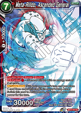 Meta-Rilldo, Ascended General (BT17-017) [Ultimate Squad] | Devastation Store