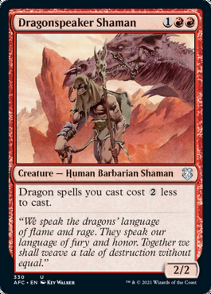 Dragonspeaker Shaman [Dungeons & Dragons: Adventures in the Forgotten Realms Commander] | Devastation Store