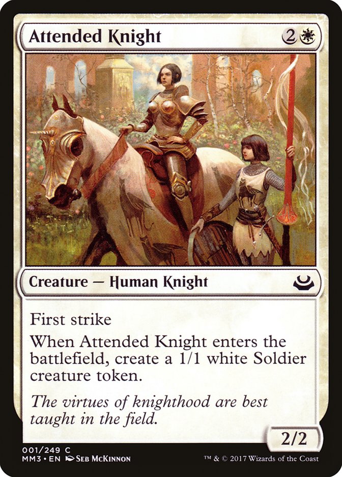 Attended Knight [Modern Masters 2017] | Devastation Store