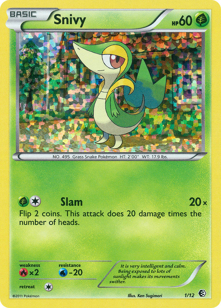 Snivy (1/12) [McDonald's Promos: 2011 Collection] | Devastation Store