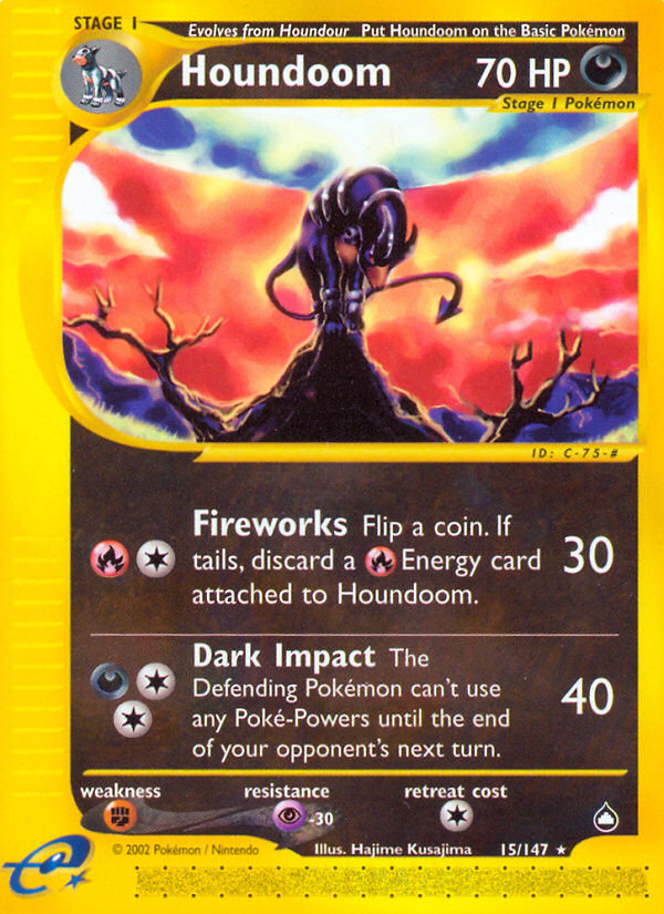Houndoom (15/147) [Aquapolis] | Devastation Store