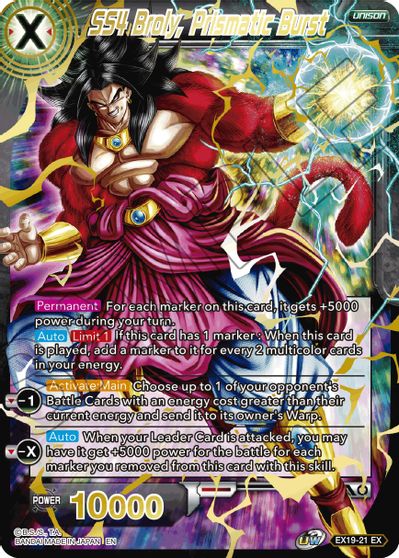 SS4 Broly, Prismatic Burst [EX19-21] | Devastation Store