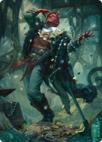 Tibalt, Cosmic Impostor Art Card [Kaldheim: Art Series] | Devastation Store