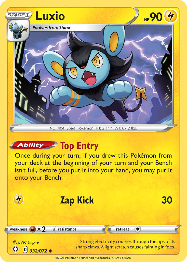 Luxio (032/072) [Sword & Shield: Shining Fates] | Devastation Store