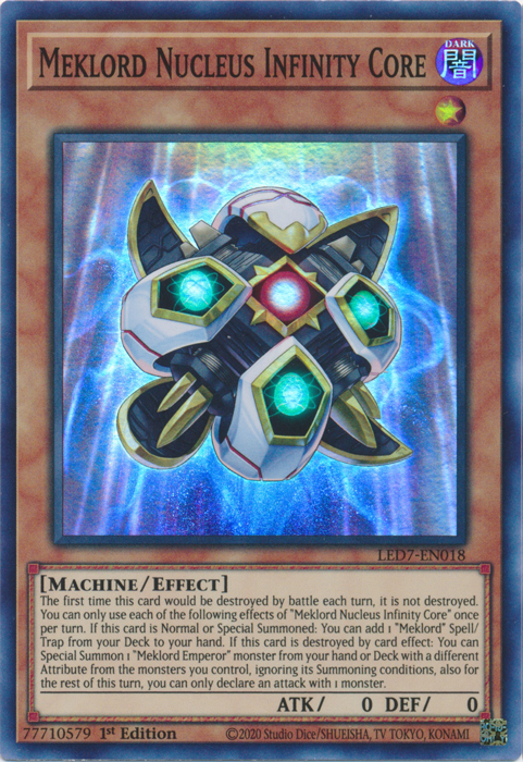 Meklord Nucleus Infinity Core [LED7-EN018] Super Rare | Devastation Store