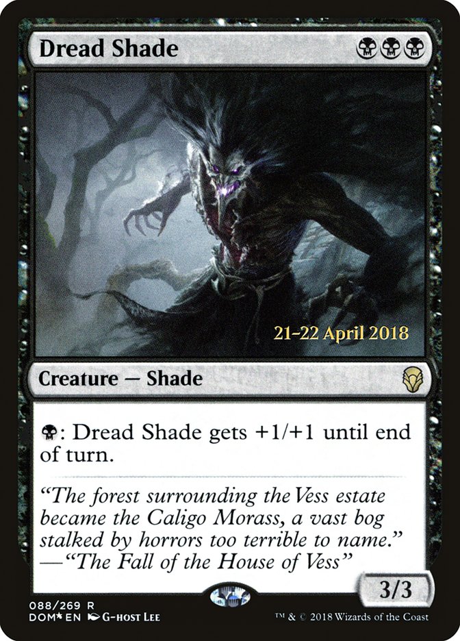 Dread Shade  [Dominaria Prerelease Promos] | Devastation Store