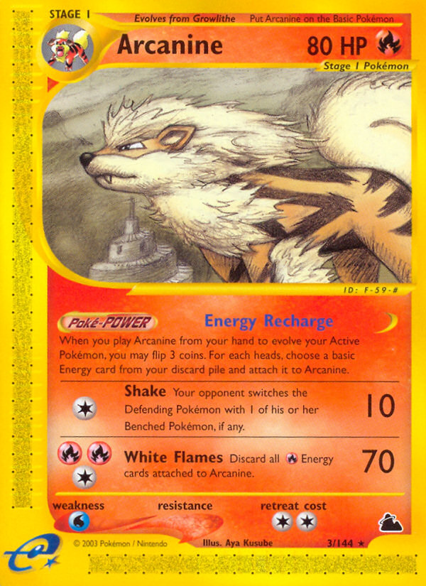 Arcanine (3/144) [Skyridge] | Devastation Store