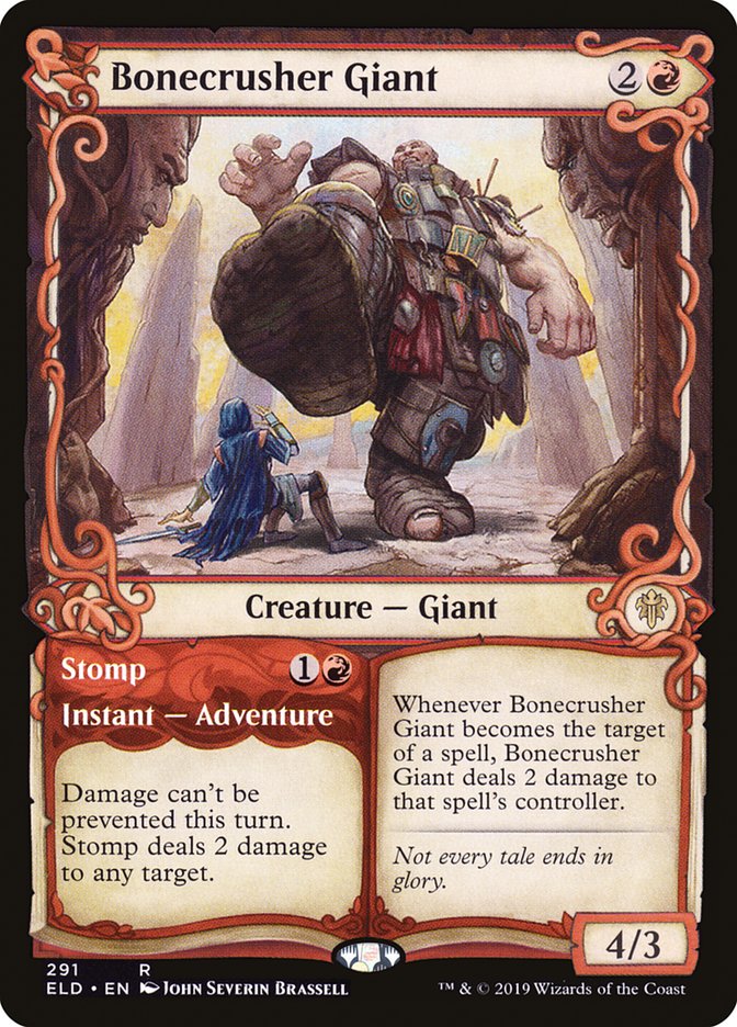 Bonecrusher Giant // Stomp (Showcase) [Throne of Eldraine] | Devastation Store