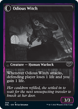 Ragged Recluse // Odious Witch [Innistrad: Double Feature] | Devastation Store