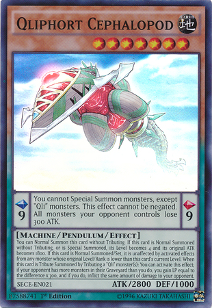 Qliphort Cephalopod [SECE-EN021] Super Rare | Devastation Store
