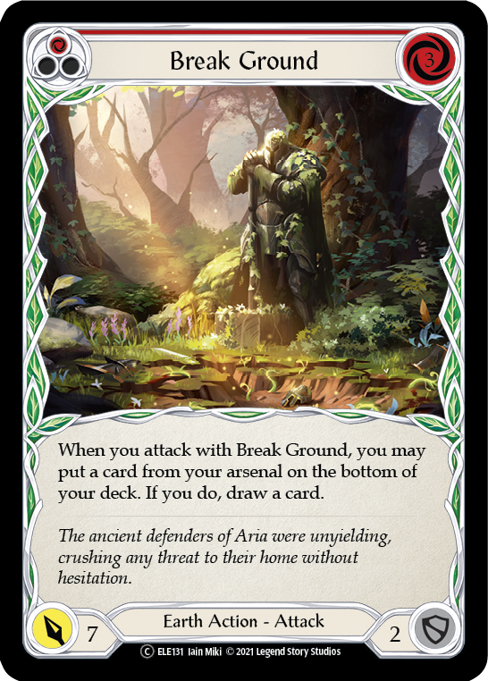 Break Ground (Red) [U-ELE131] Unlimited Normal | Devastation Store