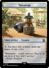 Treasure (0002) // Dinosaur (0001) Double-Sided Token [Jurassic World Collection Tokens] | Devastation Store
