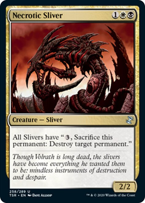 Necrotic Sliver [Time Spiral Remastered] | Devastation Store