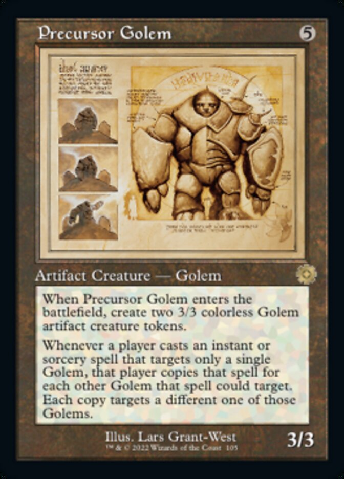 Precursor Golem (Retro Schematic) [The Brothers' War Retro Artifacts] | Devastation Store