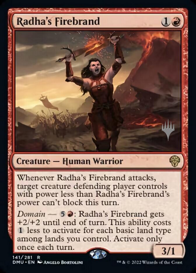 Radha's Firebrand (Promo Pack) [Dominaria United Promos] | Devastation Store