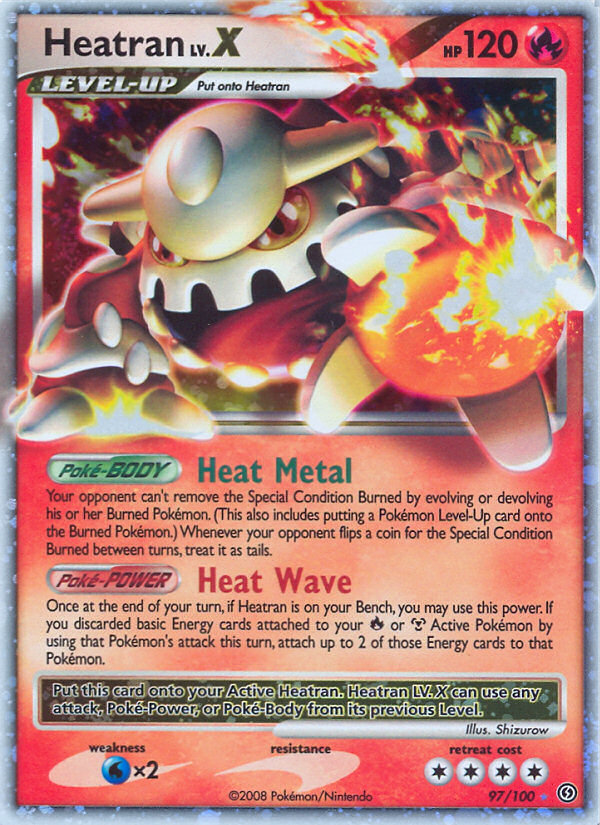 Heatran LV.X (97/100) [Diamond & Pearl: Stormfront] | Devastation Store