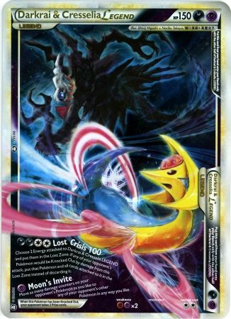 Darkrai & Cresselia LEGEND (99/102) (Jumbo Card) [HeartGold & SoulSilver: Triumphant] | Devastation Store