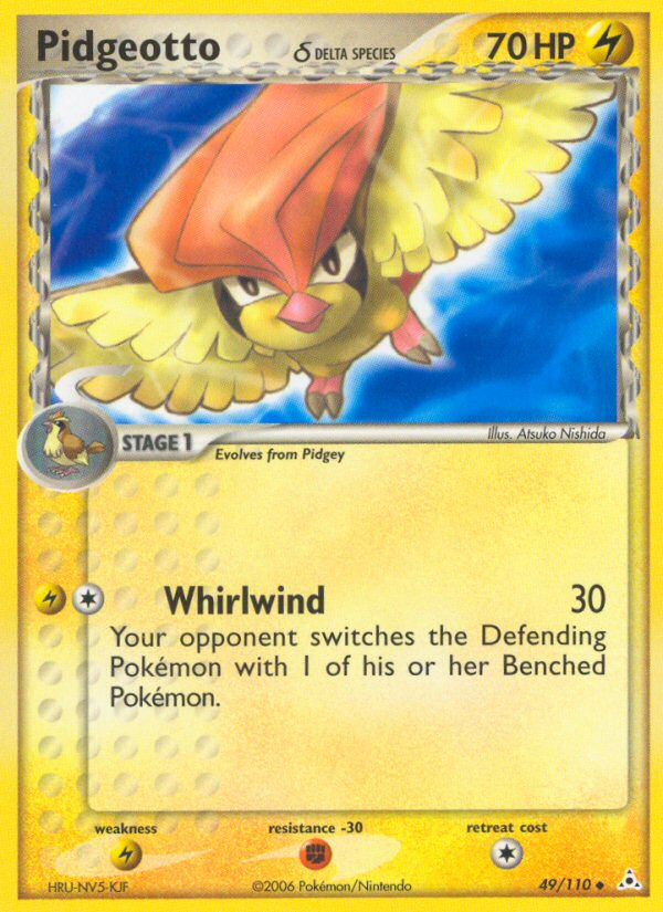 Pidgeotto (49/110) (Delta Species) [EX: Holon Phantoms] | Devastation Store