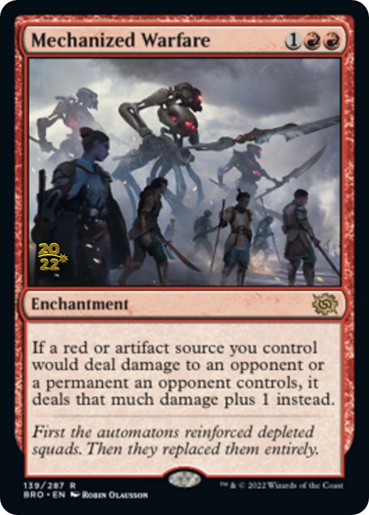 Mechanized Warfare [The Brothers' War Prerelease Promos] | Devastation Store