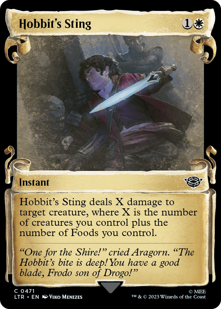 Hobbit's Sting [The Lord of the Rings: Tales of Middle-Earth Showcase Scrolls] | Devastation Store