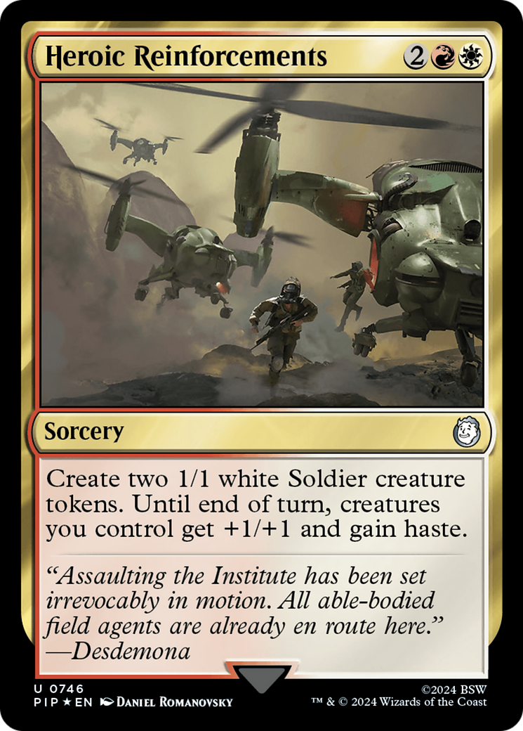 Heroic Reinforcements (Surge Foil) [Fallout] | Devastation Store