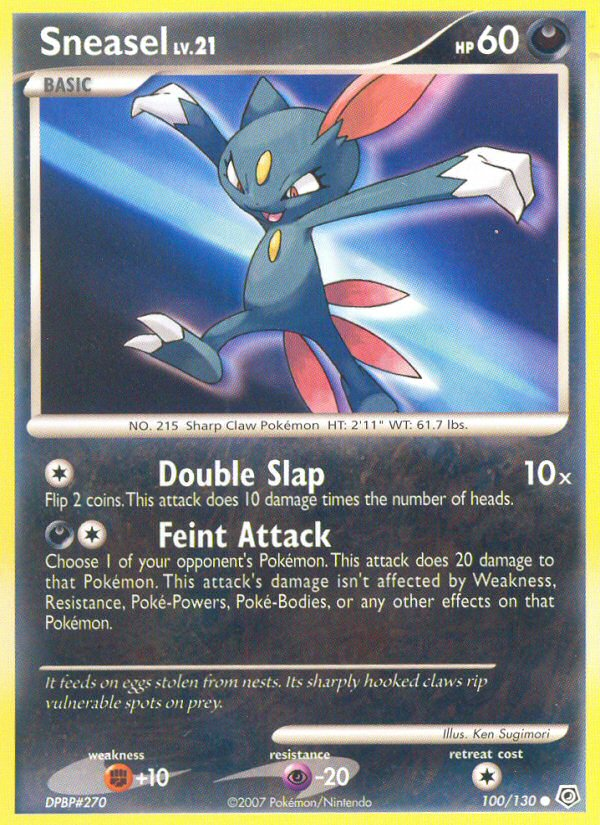 Sneasel (100/130) [Diamond & Pearl: Base Set] | Devastation Store