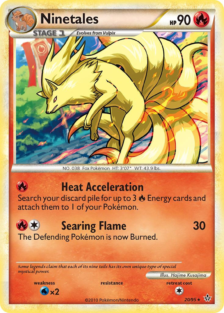 Ninetales (20/95) [HeartGold & SoulSilver: Unleashed] | Devastation Store