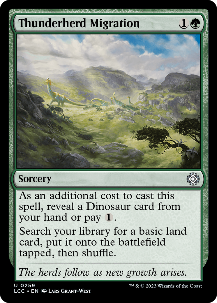 Thunderherd Migration [The Lost Caverns of Ixalan Commander] | Devastation Store