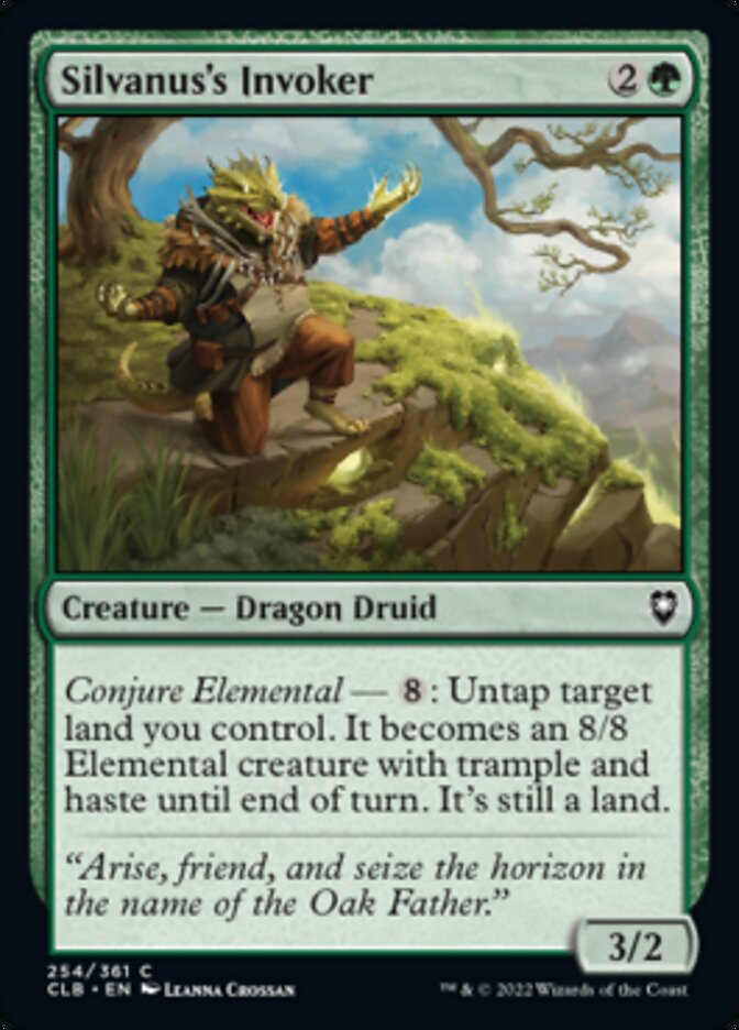 Silvanus's Invoker [Commander Legends: Battle for Baldur's Gate] | Devastation Store