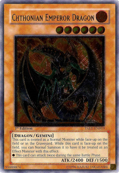 Chthonian Emperor Dragon [TAEV-EN019] Ultimate Rare | Devastation Store